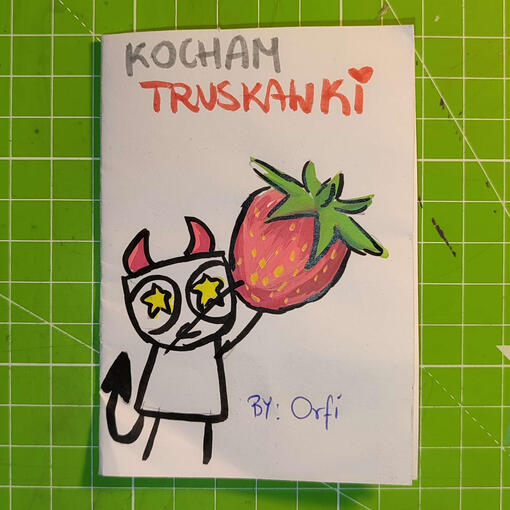 Kocham truskawki - A7 - 5 sztuk